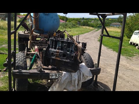 Видео: Газ-53..Движок д-240 разобрал!попалам коленвал#важное #главное #позновательно #мастеркласс