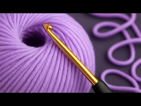 Видео: НОВОЕ ИЗОБРЕТЕНИЕ! Неожиданная красота! Новый и уникальный стежок для вязания крючком