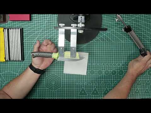 Видео: Заточка ножа от STRUGUNOV KNIVES  сталь VANAX 37