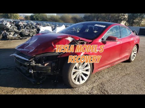 Видео: Tesla model s востановление передней части