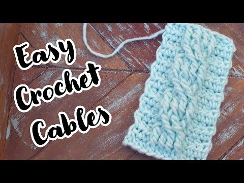 Видео: Простой урок по вязанию крючком для начинающих с косами