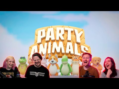 Видео: Звериный мордобой в Party Animals с Ландау #2