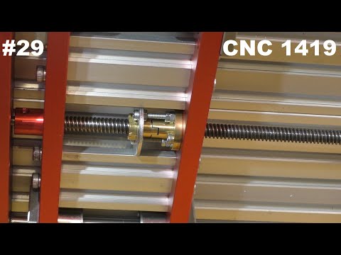 Видео: #29.  CNC 1419 - Устранение люфтов подающих гаек