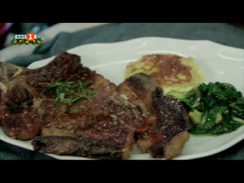 Видео: Телешки стек с огретен и профитероли с ябълков крем "Бързо, лесно, вкусно" - 30.12.2022 по БНТ