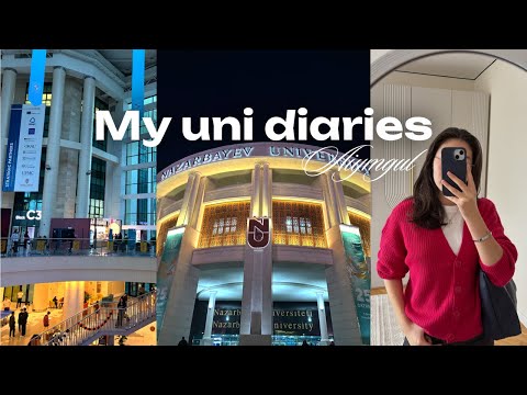 Видео: My uni diaries | Одна неделя из жизни студентки Назарбаев Университета 📚☕️✨