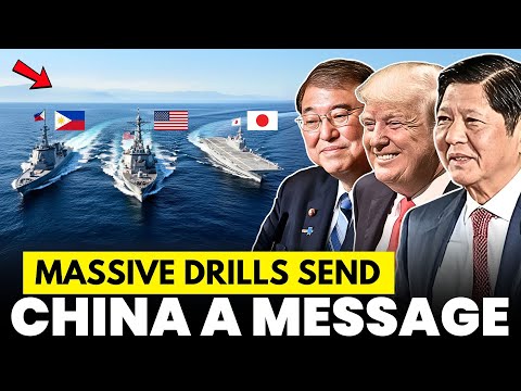 Видео: США, Япония и Филиппины объединяются в Южно-Китайском море. Трёхсторонние учения бросают вызов де...