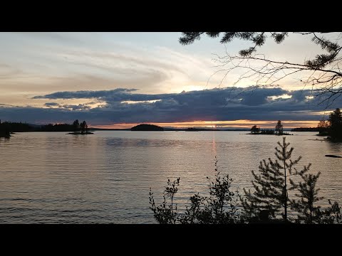 Видео: Карелия 2022. Княжегубское водохранилище с юга на север.