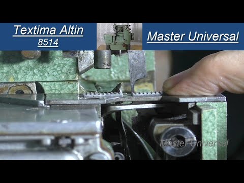 Видео: Как отрегулировать длину стежка и дифференциал на оверлоке Textima Altin 8514. Ч.6. Видео № 803.