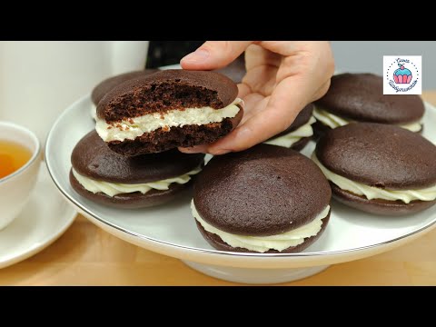 Видео: Бисквитные ПИРОЖНЫЕ "ВУПИ ПАЙ" в домашних условиях! Whoopie Pies