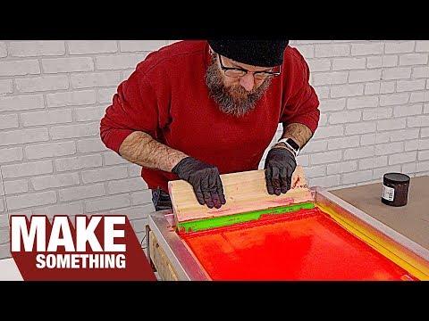 Видео: Начало работы с трафаретной печатью. Как это работает и что вам нужно!