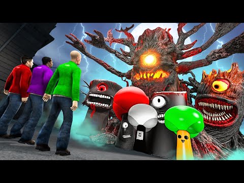 Видео: МИСТЕР ДЕРЕВО ОХОТИТСЯ НА НАС! УГАР И БЕЗУМИЕ В Garry`s Mod