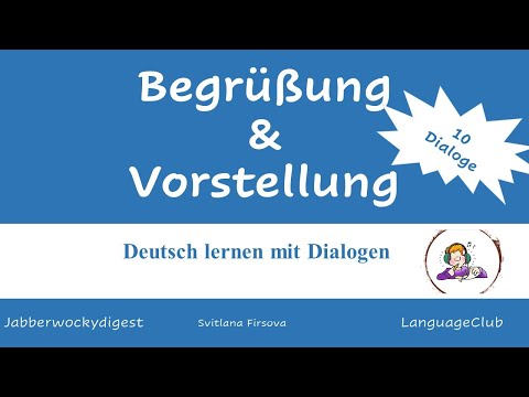 Видео: Немецкий для начального уровня.  10 диалогов (часть 1)