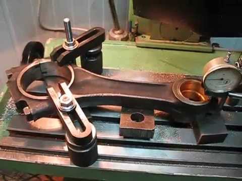 Видео: расточка шатунов