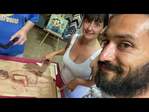 Видео: Изложба Жельомир и Рамкирване на Картини с Цеци Tsetsi & Жельо Мир