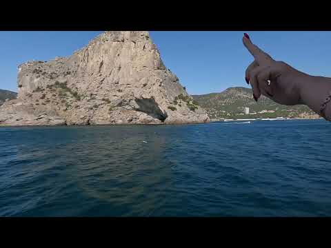 Видео: Часть 8. экскурсия на теплоходе, Ялта - Судак.2023крым