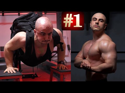 Видео: ЛУЧШИЕ ОТЖИМАНИЯ С ДЕФИЦИТОМ ДЛЯ НАБОРА МАССЫ