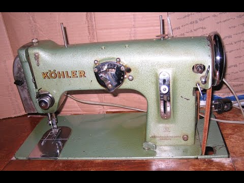 Видео: Швейная машина Kehler 50 кл