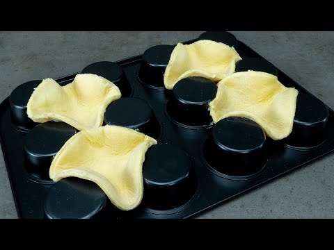 Видео: С этим "подсмотренным" в ресторане трюком, я удивила всех гостей! Корзиночки из слоеного теста!
