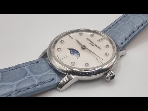 Видео: Часы женские Frederique Constant FC-206x1s5/6 с бриллиантами