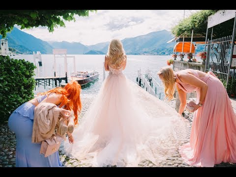 Видео: Свадьба в Италии на озере Комо Дмитрия и Анны