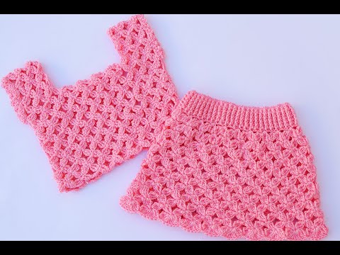 Видео: Вам понравится! Вы не сможете устоять! Эта юбка, связанная крючком, — настоящая сладкая вата!