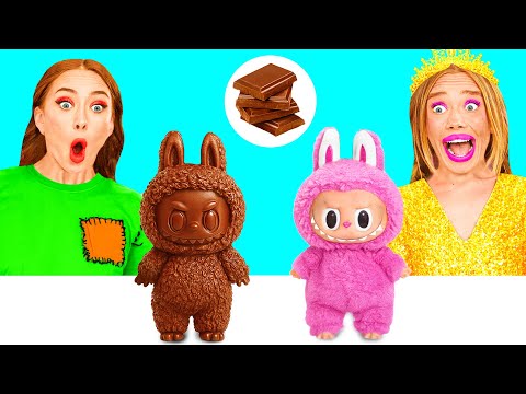 Видео: Челлендж. Шоколадная Еда vs Настоящая еда | Умные Гаджеты или Лайфхаки от BaRaDa Challenge