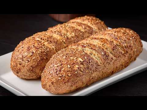 Видео: Лучший хлеб при диабете и высоком уровне холестерина 🩸 Без муки и сахара!