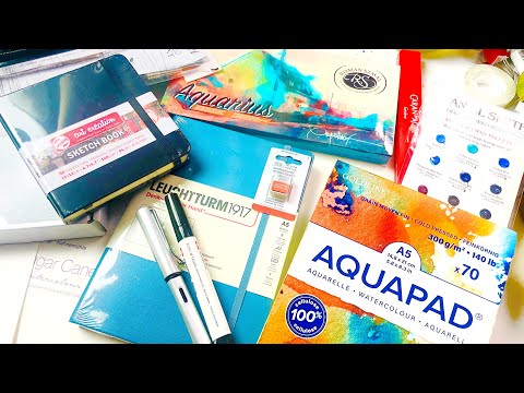 Видео: Что в моей сумке с художественными принадлежностями из Швейцарии? Симпозиум швейцарских городских...