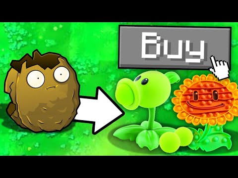 Видео: Если я потеряю растение, мне придется купить СТРАННЫЕ товары Plants Vs Zombies...