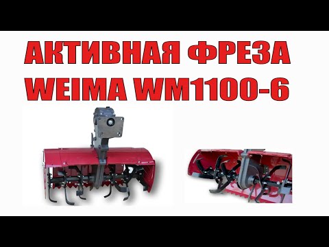 Видео: 💪Крутая новинка👍 Активная фреза на мотоблоки WEIMA 1100-6 и WEIMA WM1000N-6 (с новой коробкой)❗