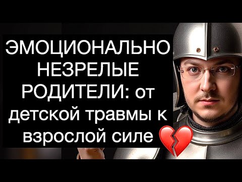Видео: ЭМОЦИОНАЛЬНО НЕЗРЕЛЫЕ РОДИТЕЛИ: от детской травмы к взрослой силе