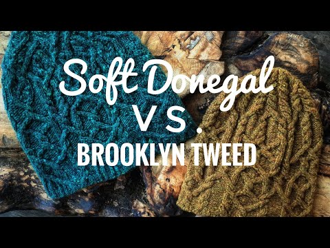 Видео: Пряжа// Broolkyn tweed// Soft donegal// Blacker Swan//