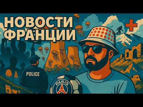 Видео: Во Франции медузы останавливают атомные станции, а на вершине Монблан опять жара. 