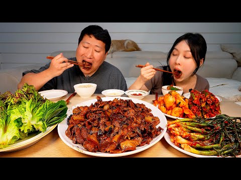 Видео: Простые, но очень вкусные домашние бульгоги из свинины?! - Кулинарное шоу Мукбанг.