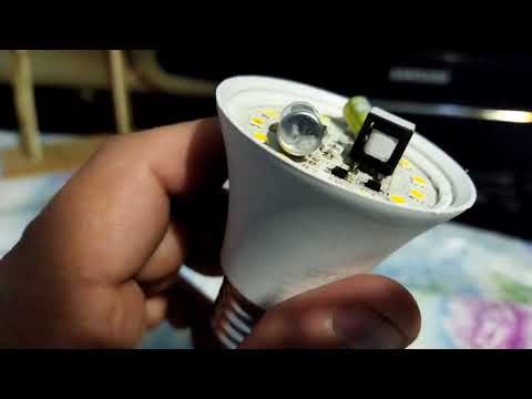 Видео: Ремонт светодиодной лампы.