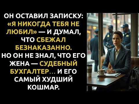 Видео: Он бросил меня с запиской： «Я тебя НИКОГДА НЕ ЛЮБИЛ»… Но не знал, что я судебный бухгалтер
