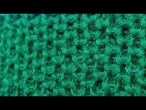 Видео: A dense, stable, raised pattern for blouses, sweaters and scarves.Плотный,рельефный, устойчивый узор