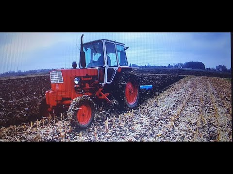 Видео: Оранка на Юмз 6 по дощу. Осіння оранка на Юмз без дісковки.