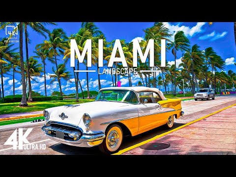 Видео: МАЙАМИ, США, в 4K Ultra HD — откройте для себя прибрежный гламур и залитые солнцем улицы под расслаб