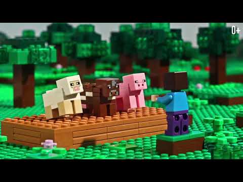 Видео: Анимации LEGO Minecraft 2019