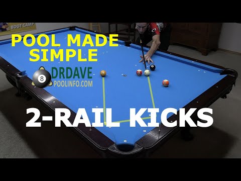 Видео: Pool Made Simple – система прицеливания KICK SHOT с двумя направляющими