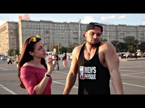 Видео: Размер полового .!. у качков Реакция девушек