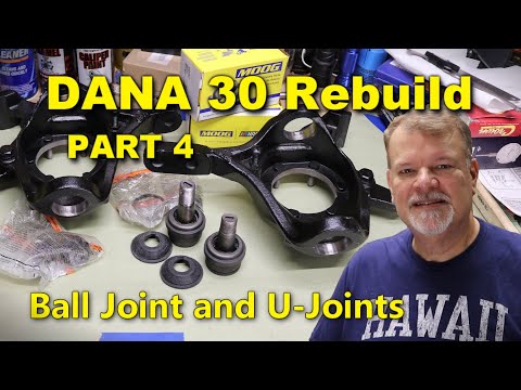 Видео: Шаровые опоры и карданные шарниры Dana 30 | Ремонт, часть 4 | Jeep CJ7 | Project Rowdy Ep050