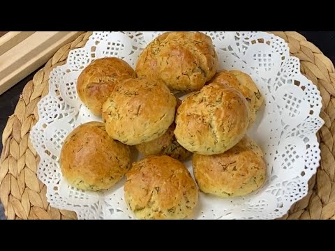 Видео: Турецкие булочки с укропом| Этот рецепт должен быть у каждой хозяйки🔥
