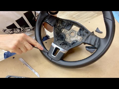 Видео: Перетяжка руля Volkswagen Amarok