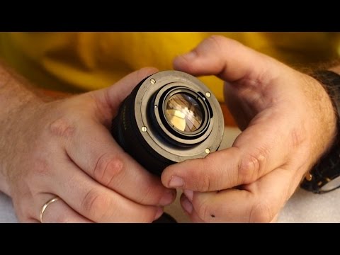 Видео: Объективы Гелиос-44м-4 и Гелиос 44-2 с переходниками объективов Nikon