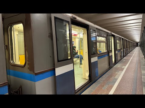 Видео: Арбатско-Покровская линия. Измайловский Русич. 81-740/741.4. От Пятницкого шоссе до Щёлковской 