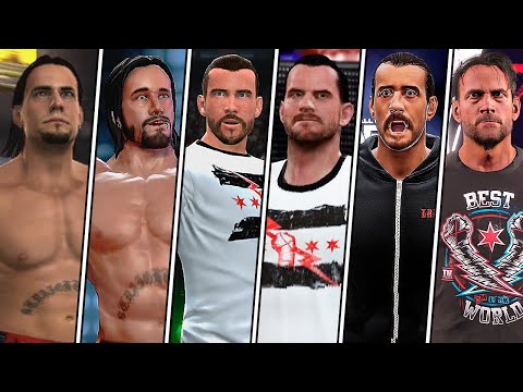 Видео: WWE 2K25 — Эволюция CM Punk Entrance! (2007–2025)