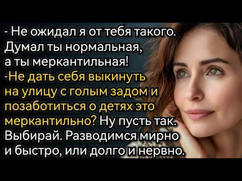Видео: Истории из жизни  Благородство при разводе  Аудио рассказы