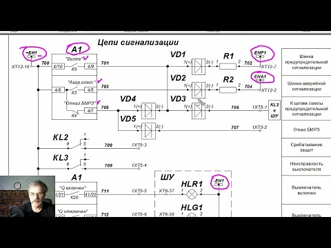 Видео: Цепи центральной сигнализации релейных терминалов